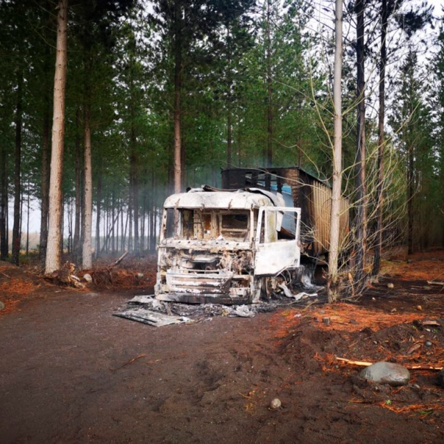 Nuevo Ataque Incendiario En La Regi N Del B O B O Deja Camiones Y