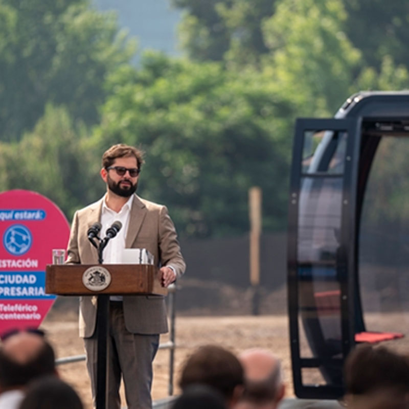 Se Da El Vamos A Obras Del Telef Rico Bicentenario De Santiago