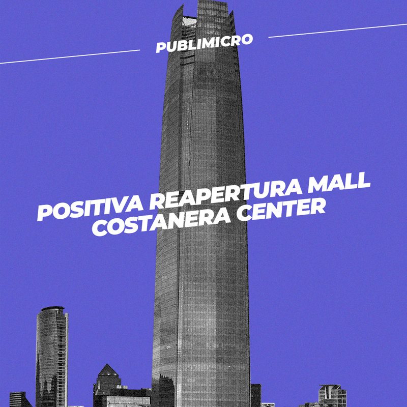 Positiva reapertura Mall Costanera Center