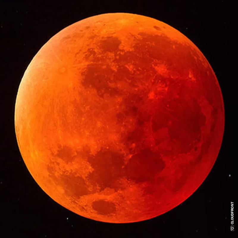 Eclipse total de luna, fue visto en toda Sudamérica