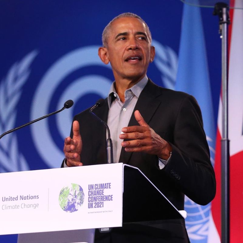 Barack Obama en COP 26, Glasgow