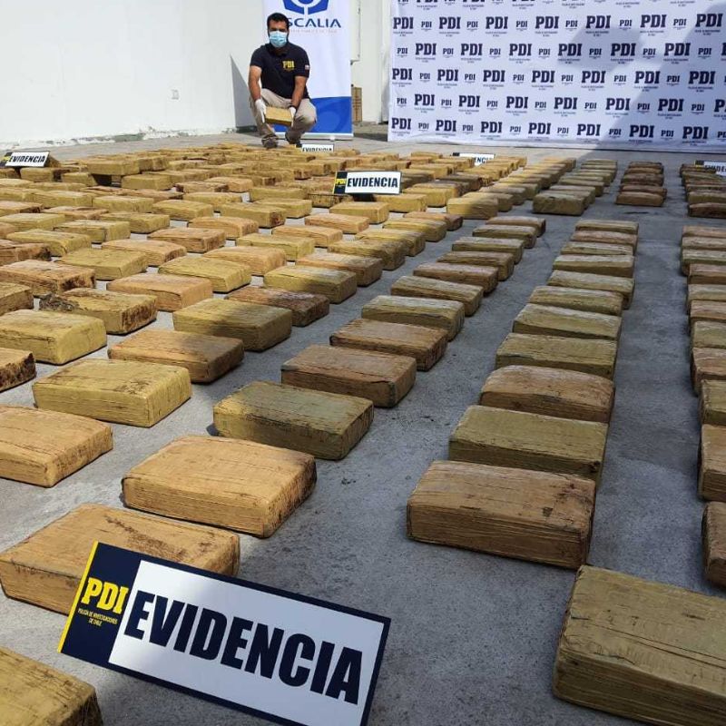 Capturan a cartel de traficantes colombianos que operaba en Chile