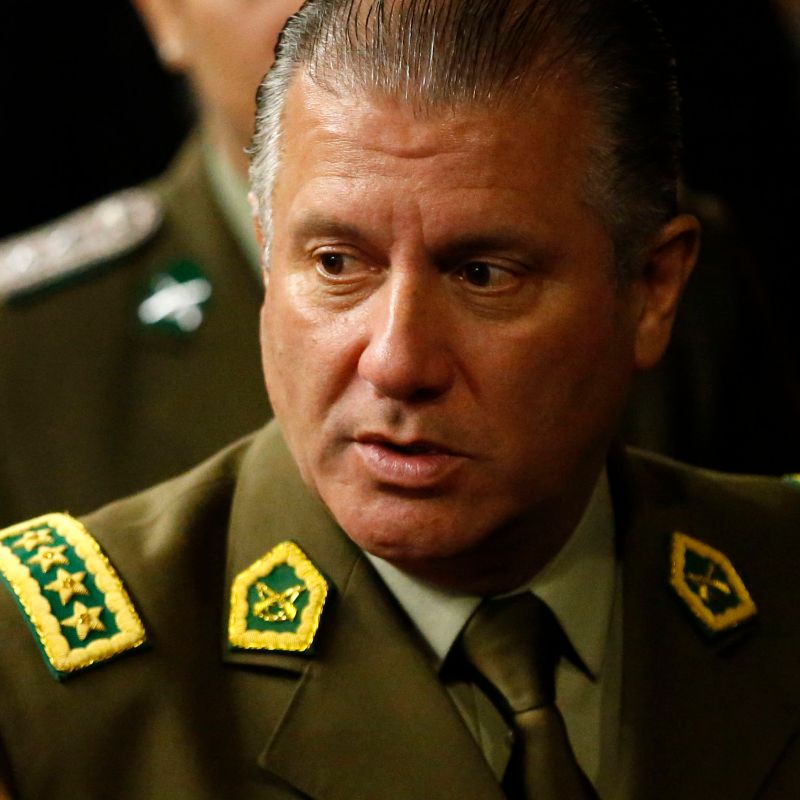Confirman prisión preventiva de ex General Director de Carabineros