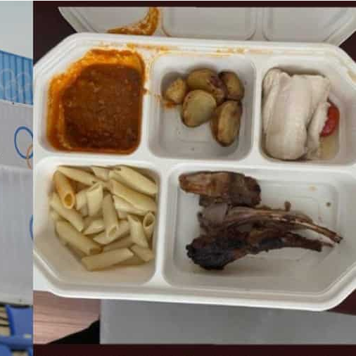 Atleta rusa acusa que tras hacer cuarentena por Covid, los chinos le dieron comida “intragable”