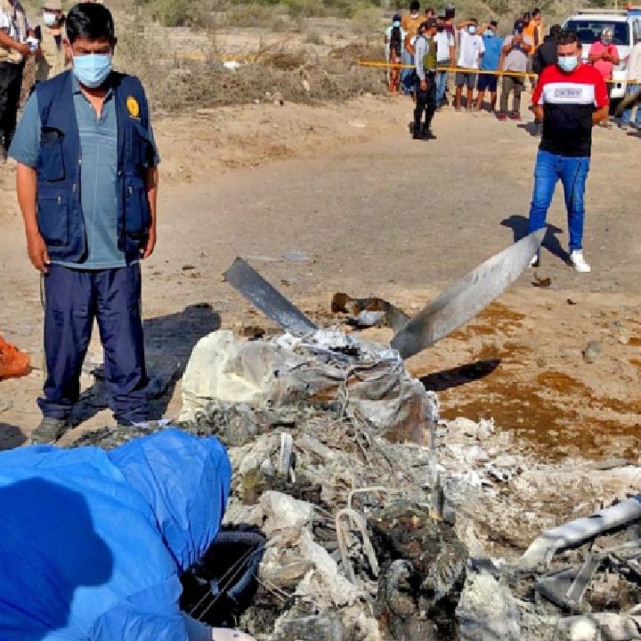 Dos chilenos mueren tras caída de avioneta cerca de ruinas de Nazca en Perú