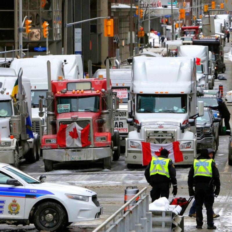 Justin Trudeau convocaría Ley de Emergencias para terminar con paro de camioneros antivacunas