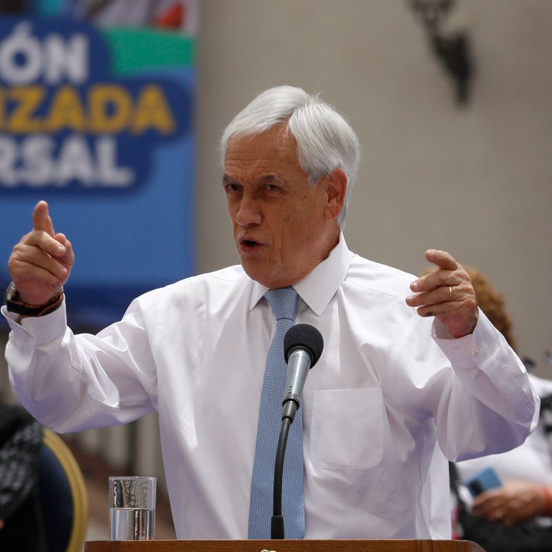 Presidente Sebastián Piñera anuncia pago del PGU a adultos mayores de 65 años