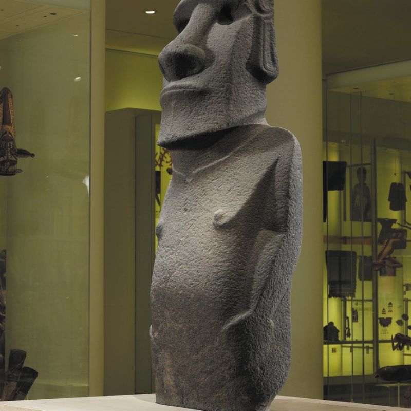 Rapa Nui recupera Moai Tau exhibido en el Museo Nacional de Historia Natural