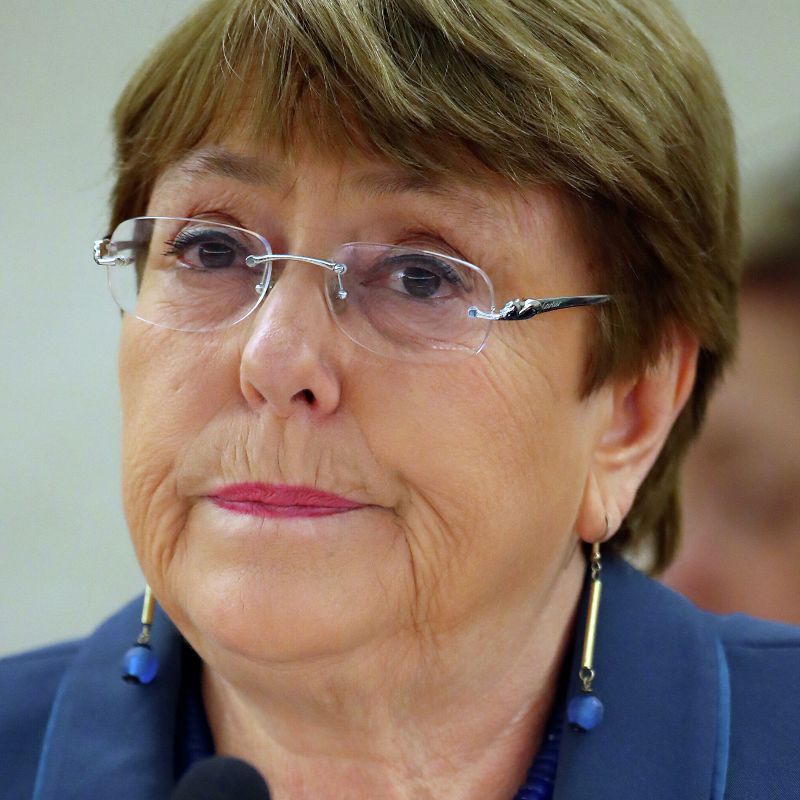 Alta Comisionada Michelle Bachelet acusa a Rusia por bombardeo y destrucción de pueblo en Ucrania