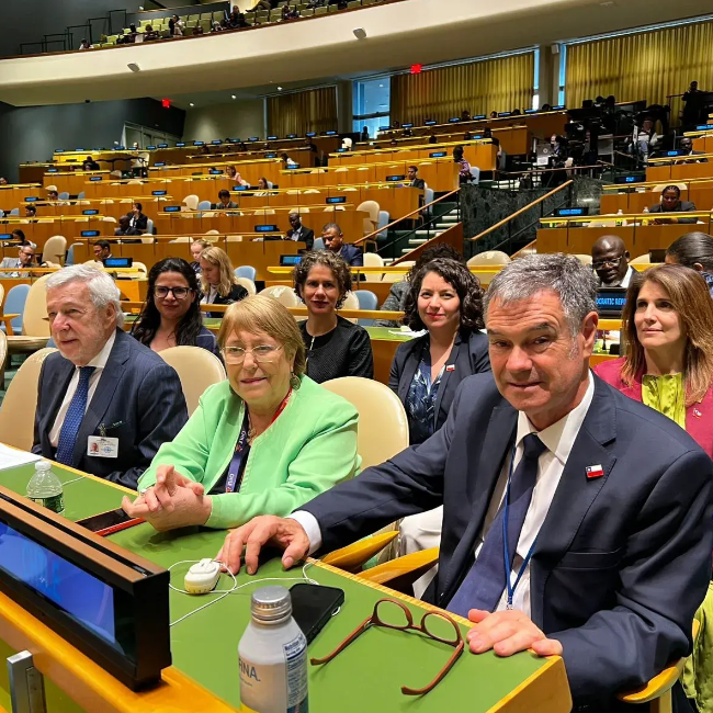 Delegación transversal del Senado, participa en la Asamblea General de la ONU, integrando comitiva del Presidente Gabriel Boric