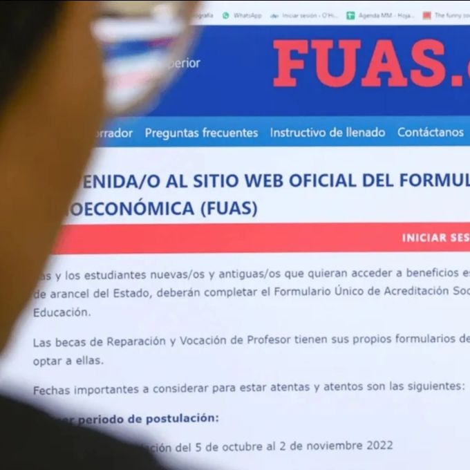 El 1 de octubre comienza postulación a beneficios estudiantiles para 2026, a través del FUAS