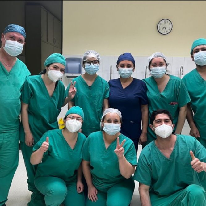 Operativo odontológico y de cirugía maxilofacial, se realizó en Hospital de Linares, gracias a convenio entre Clínica Alemana y entidades locales