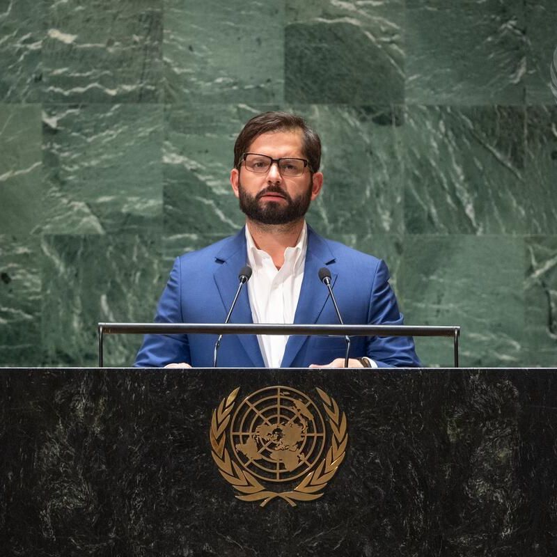 Presidente Boric participará en el 80ª periodo de sesiones, de la Asamblea General de Naciones Unidas en Nueva York