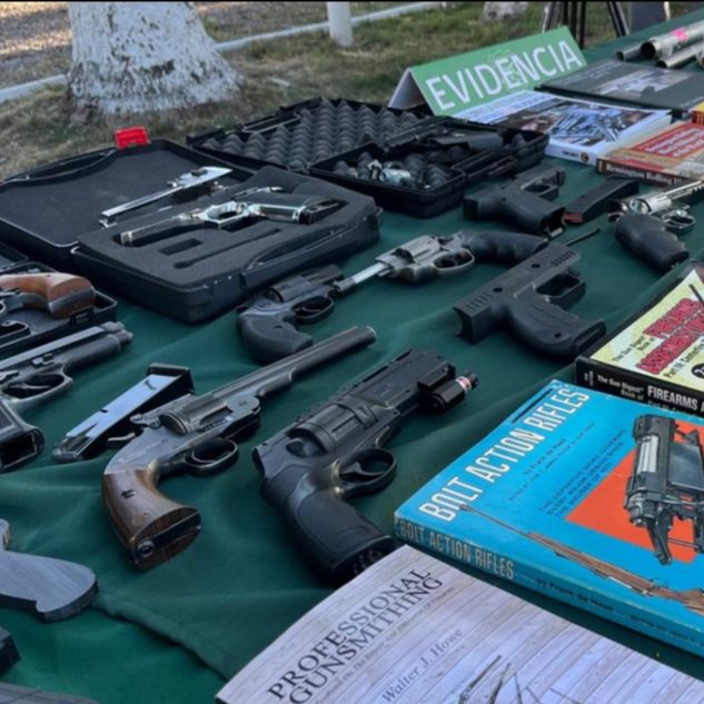 Detienen a ingeniero metalúrgico, por internar piezas y partes del extranjero, para fabricar armas ilegales en la región del Bío Bío
