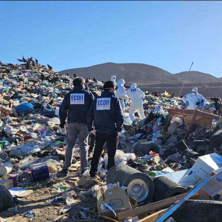Encuentran cuerpo sin vida en el vertedero municipal de Copiapó. Sería un ciudadano paraguayo, del cual Fiscalía investiga cómo llegó hasta el lugar