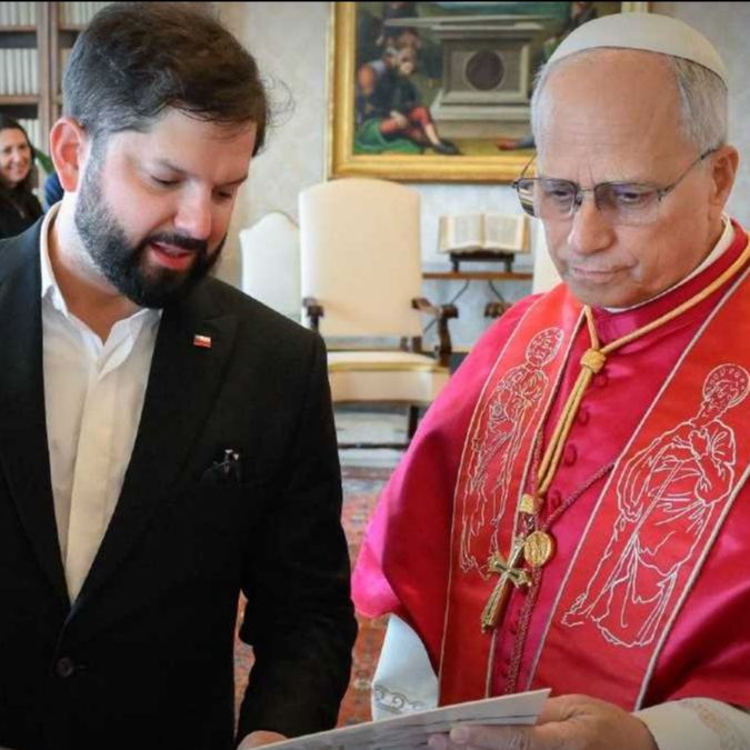 Presidente de la República, Gabriel Boric, se reúne con el Papa León XIV en la Ciudad del Vaticano