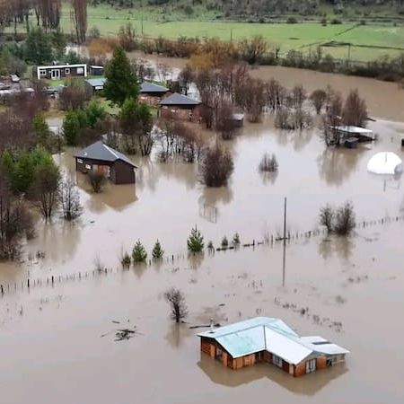 Violento sistema frontal en la región de Aysén, deja 250 personas afectadas