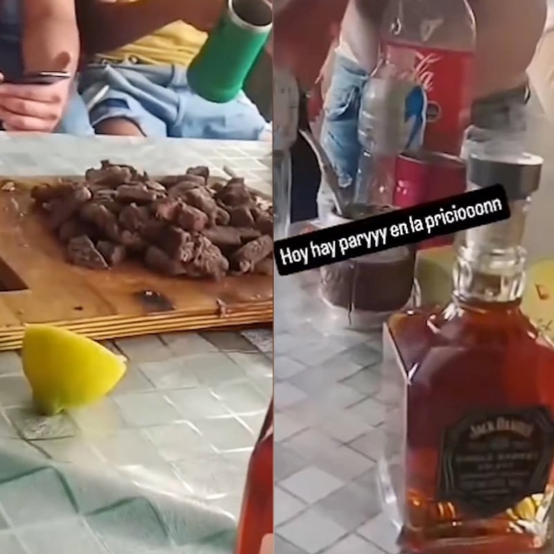 Gendarmería investiga fiesta con asado y whisky en cárcel de Santiago 1